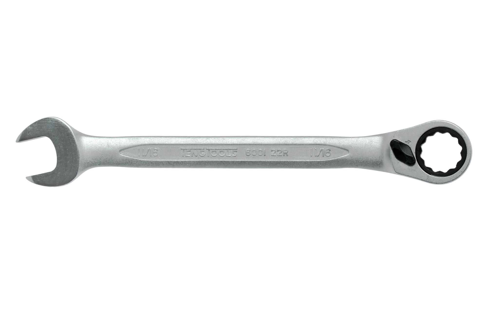 Klucz płasko-oczkowy z zapadką 11/16" Teng Tools