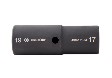 NASADKA UDAROWA DWUSTRONNA 1/2" 21mm / 23mm x 77mm, 6-kąt King Tony