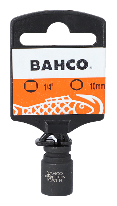 Nasadka udarowa 1/4" 11 mm z metrycznym profilem sześciokątnym i fosforanowanym wykończeniem BAHCO