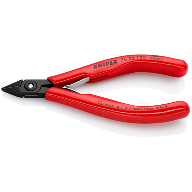 Szczypce tnące boczne dla elektroników 75 22 125 KNIPEX