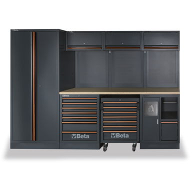 Zestaw mebli warsztatowych systemu C45PRO, 4500/C45PRO/W Beta
