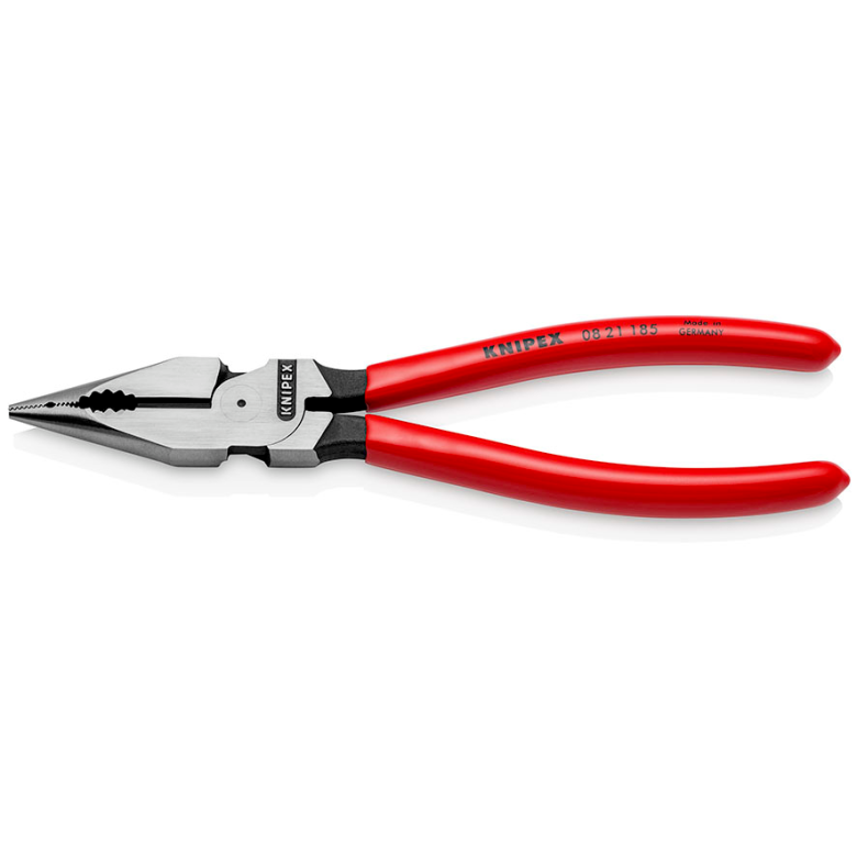 Szczypce uniwersalne z ostro zakończonymi szczękami 08 21 185 KNIPEX