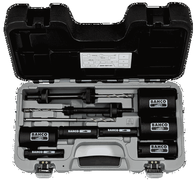 Zestaw otwornic Superior - 10 elementów 2.75 kg BAHCO