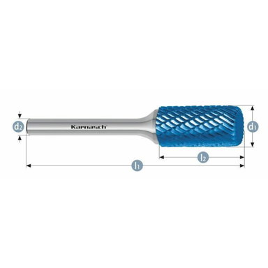 Pilnik obrotowy Blue-Tec ZYA HP-3 8x19x6x64 Integra Tools