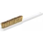 Szczot.do wykań.pow., rękoj z tworz.szt. drut mosięzny, falis.0,15mmLessmann