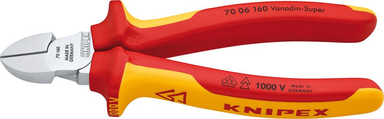 Szczypce tnące boczne VDE, 160 mm, Fi 3,0 mm-2,0 mm, 70 06 160, KNIPEX