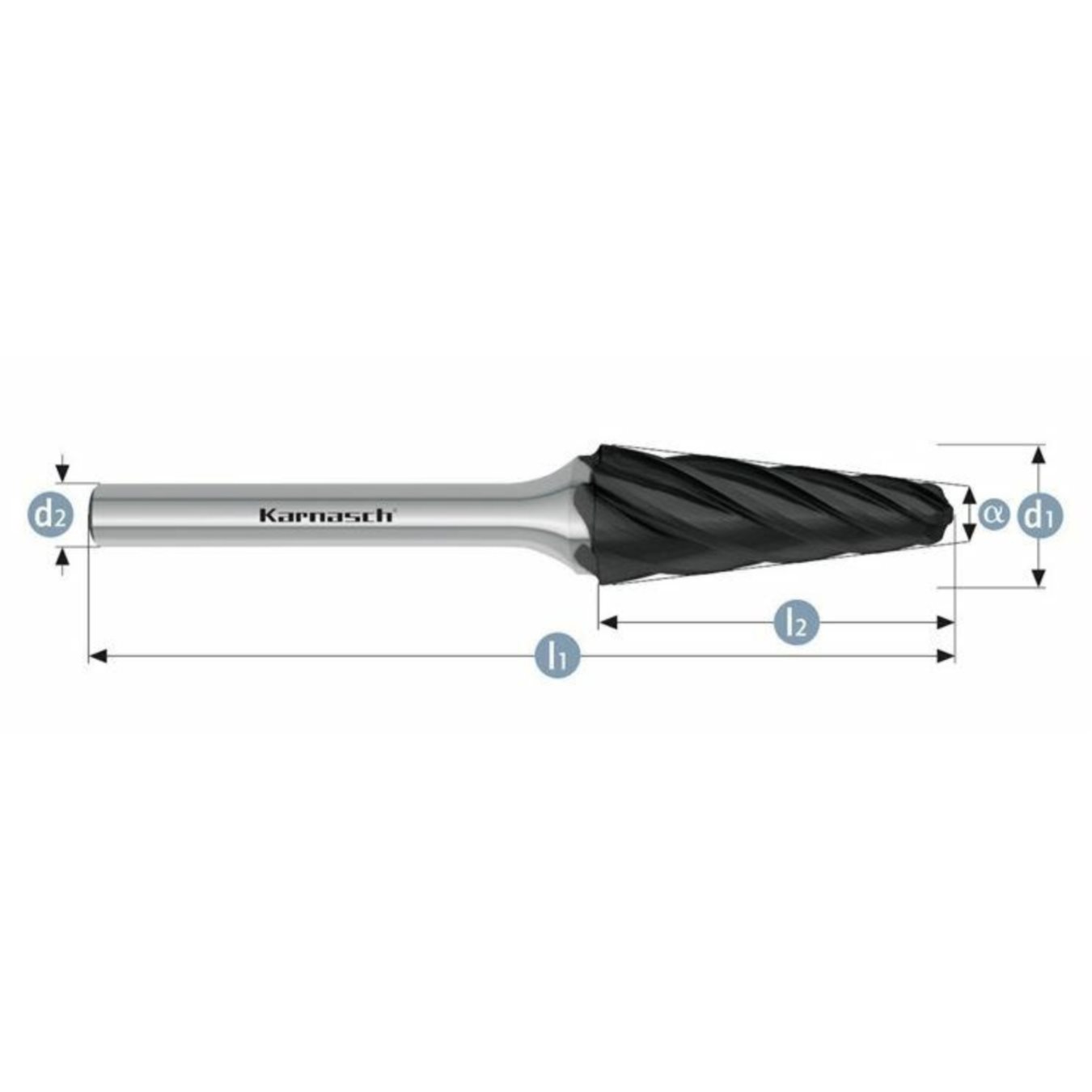 Pilnik obrotowy Black-Tec KEL HP-7 12x32x6x77 Integra Tools