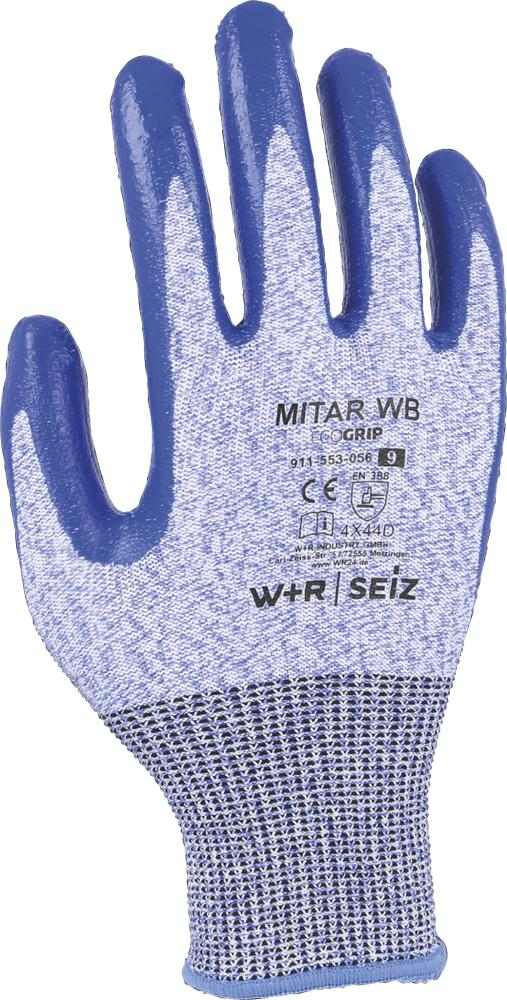 Rękawice chroniące przed przecięciem Mitar WB EcoGrip roz. 11 W+R  (10 par)