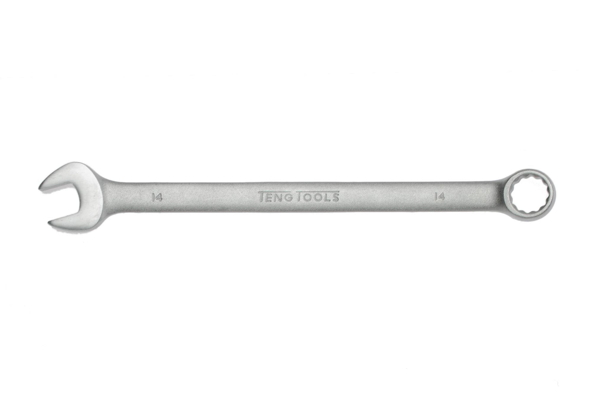 Klucz płasko-oczkowy długi 14 mm Teng Tools