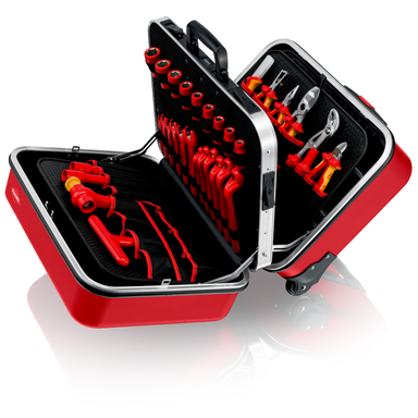 Walizka narzędziowa "BIG Twin Move RED" dla elektryków 98 99 15 KNIPEX