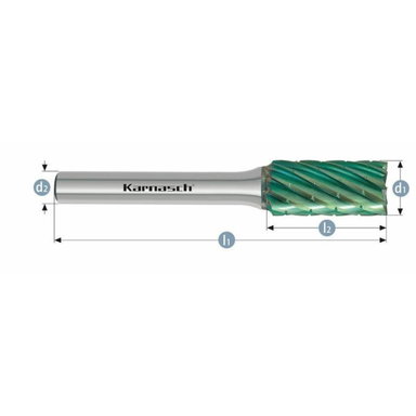 Pilnik obrotowy Green-Tec ZYA HP-3 6x18x6x50 Integra Tools