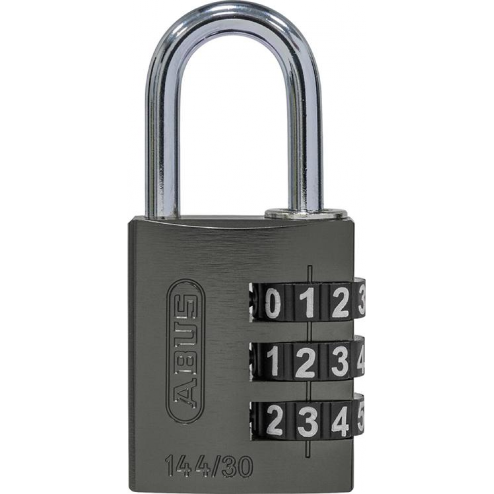 Kłódka aluminiowa TYTAN Lock-Tag z szyfrem 144/30 ABUS