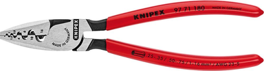 Szczypce do zagniatania tulejek kablowych 0,25-16mm, 180mm, 97 71 180, KNIPEX