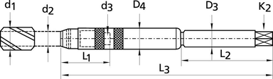 Rozwiert.HNC WN VHM TiALNtyp UNI,do otw.przelot. 5,50mm BECK