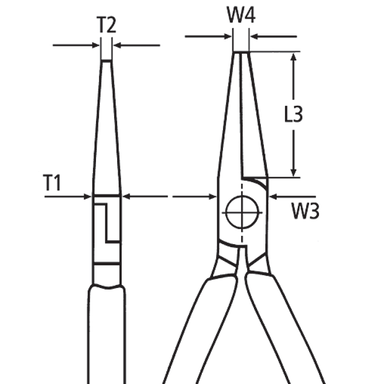 Szczypce tnące płaskie 23 01 140 (szczypce dla mechaników precyzyjnych) KNIPEX