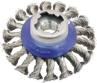 Szczotka garnkowa X-LOCK,drut stalowy pleciony 100x mm Osborn