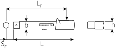 Klucz dynamometryczny 70-350 in.lb 9x12mm STAHLWILLE