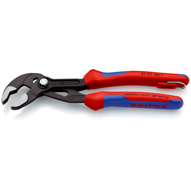 KNIPEX Cobra® 87 02 180 T Szczypce nastawne do rur nowej generacji KNIPEX