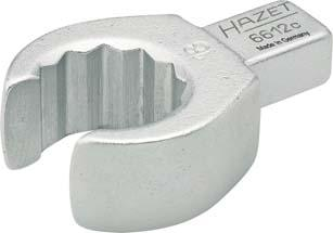 Klucz oczkowy wtykowy otwarty 22mm, 9x12mm, 6612C-22 
 HAZET