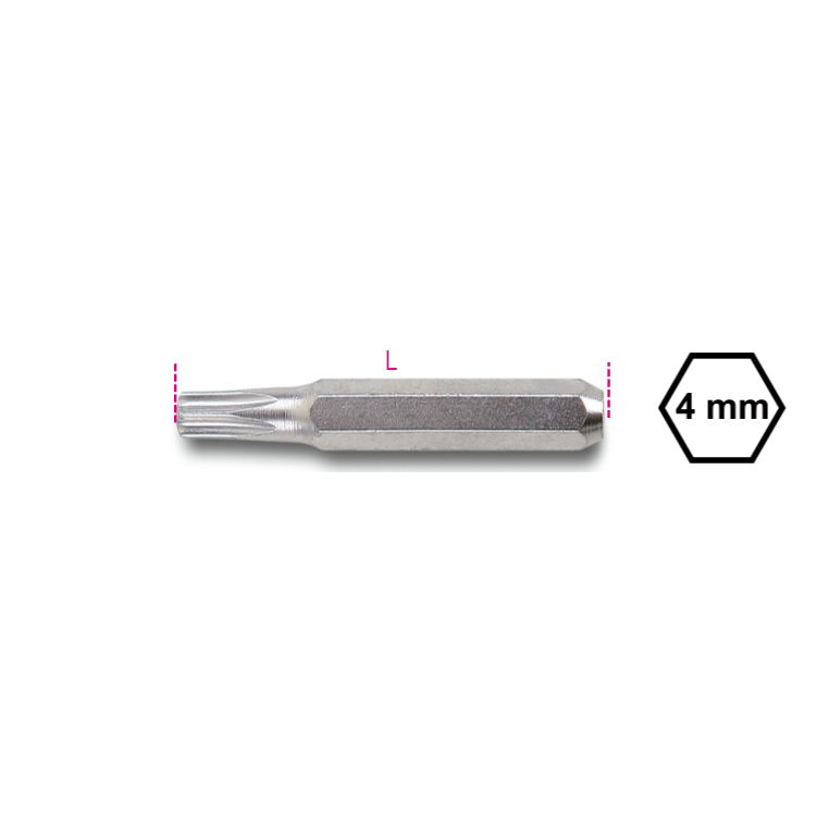 Bit 4 mm do śrub TORX T5x27 mm, 1256TX Beta