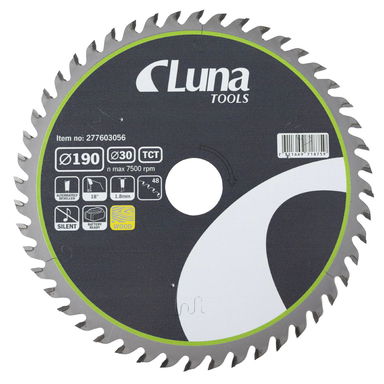 Piła tarczowa Luna Extra Thin 190x30 Z48 Luna