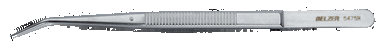 Pęseta nierdzewna odgięta 150 mm BAHCO