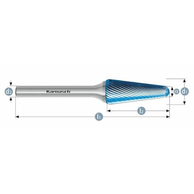 Pilnik obrotowy Blue-Tec KEL HP-5 12x32x8x77 Integra Tools