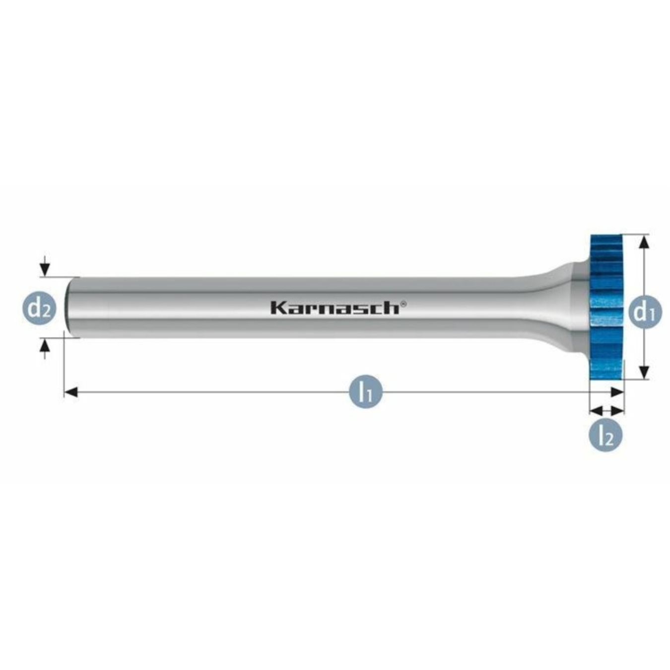 Pilnik obrotowy Blue-Tec RIM HP-2 25x5,2x8x50 Integra Tools