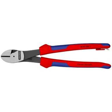 Szczypce tnące boczne o zwiększonym przełożeniu 74 22 250 T KNIPEX