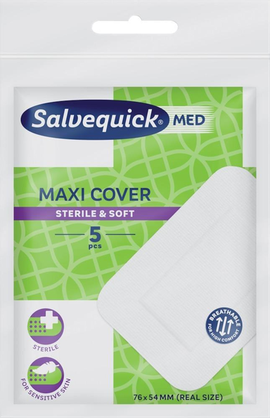 Salvequick Maxi plastry 76x54mm, 5 szt.