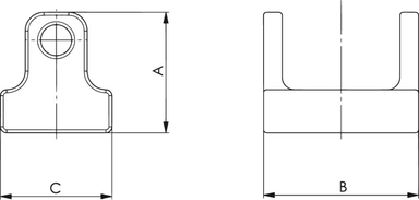 Element dociskowy 7600DR-30 z powierzchnią żłobkowaną AMF