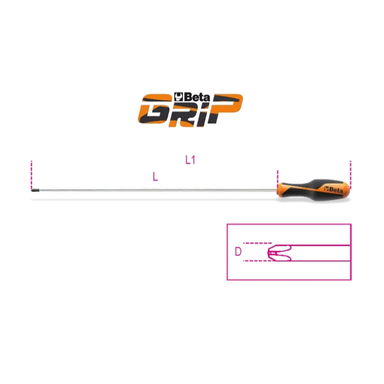 Wkrętak krzyżowy PH1x4,5x400 mm, 1262L Beta