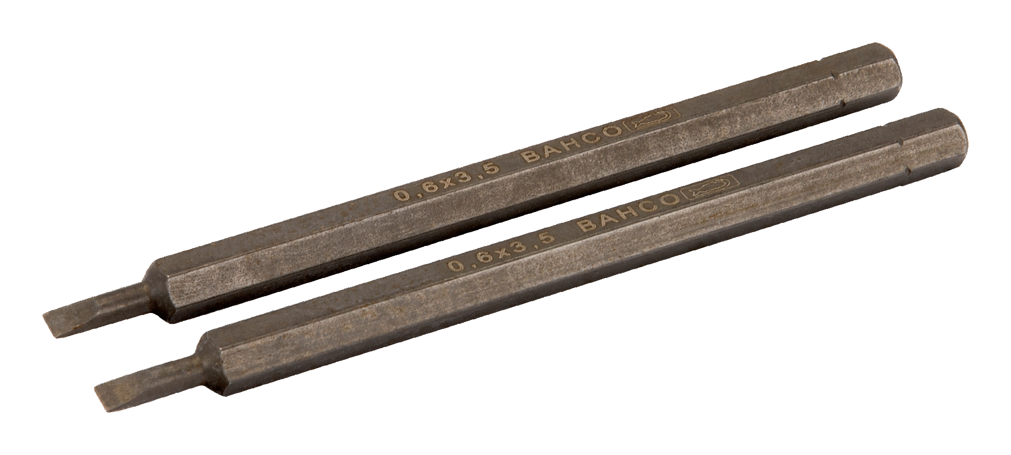 Bit 1/4" do śrub płaskich 1,2x6,5x100 mm, 2 szt. BAHCO