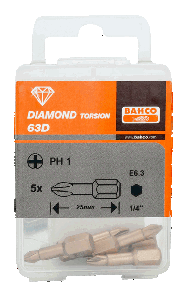 Bit diamentowy PH3, 25 mm BAHCO