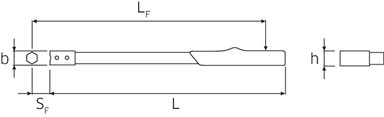 Klucz dynamometryczny seryjny 4-40Nm (4-30 ft.lb) 9x12mm wersja podstawowa STAHLWILLE