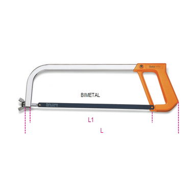 Piła ręczna do metalu z brzeszczotem 420 mm, 1725 Beta