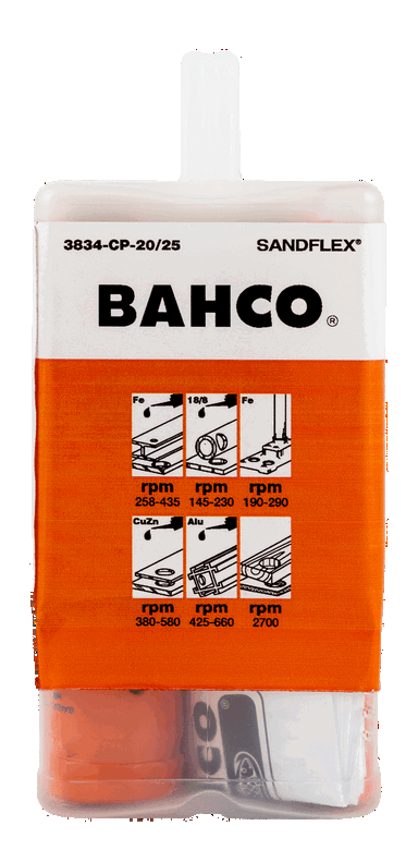 Zestaw otwornic bimetalicznych Sandflex 20x4mm + 25x4mm - 11 szt. BAHCO