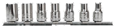 Zestaw 7 nasadek Torx-E, 3/8", na wieszaku BAHCO