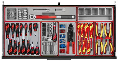 Wózek narzędziowy PRO35TM z narzędziami 1008 szt. TKW37B1008T Teng Tools