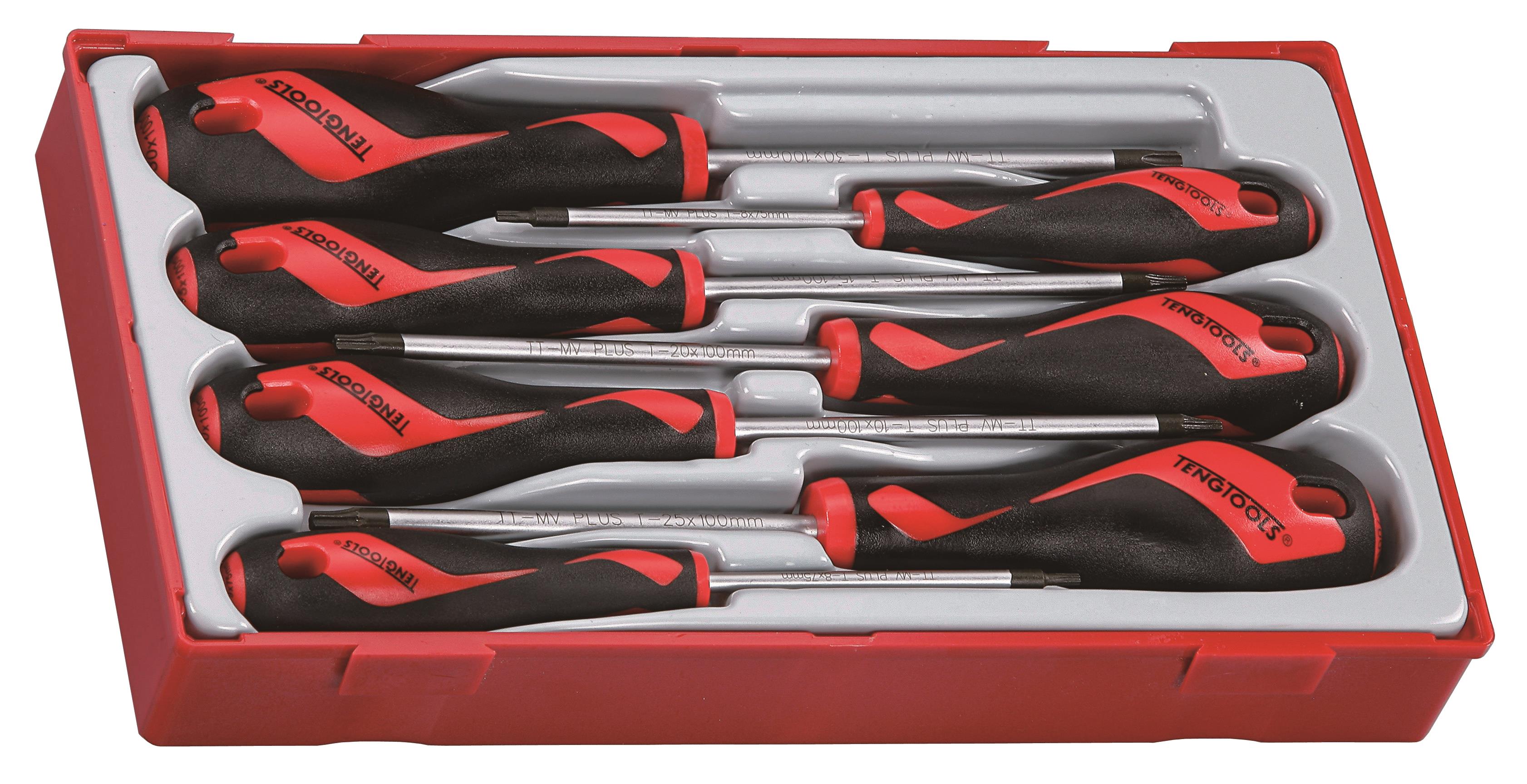 7-elementowy zestaw wkrętaków - TX Teng Tools TT917TXN Teng Tools