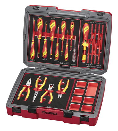 29-elementowy zestaw narzędzi VDE 1000V TC-6TE02 Teng Tools