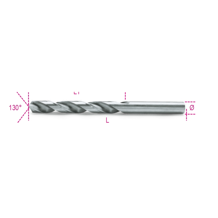 Wiertło kręte cylindryczne szlifowane HSS 10,75 mm DIN338, 412 Beta