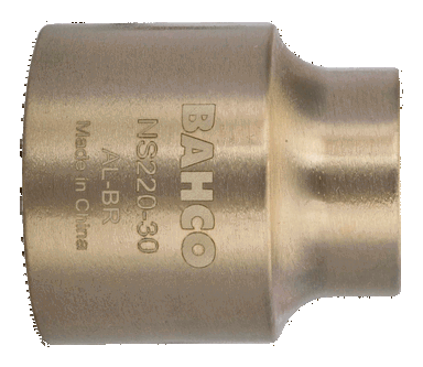 Nasadka nieiskrząca AL-BR 1/2" 6-kątna 30 mm BAHCO