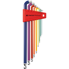 Winkelschraubendreher- Satz im Kunststoffhalter 9-teilig 1,5-10mm 100GradRainbow PB Swiss Tools