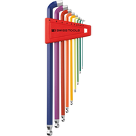 Winkelschraubendreher- Satz im Kunststoffhalter 9-teilig 1,5-10mm 100GradRainbow PB Swiss Tools