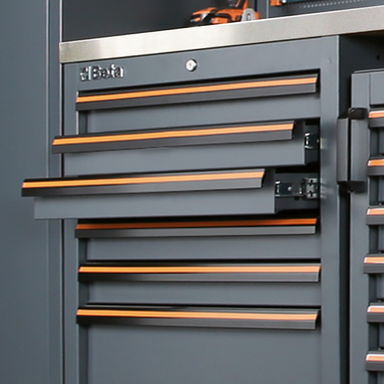 Zestaw mebli warsztatowych systemu C45PRO, 4500/C45PRO/X Beta