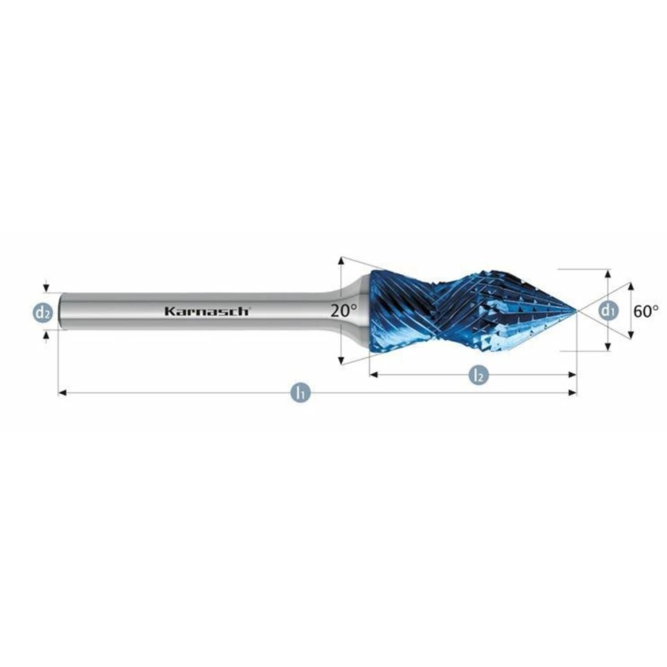 Pilnik obrotowy Blue-Tec 12x28x6x73 Combi Integra Tools