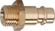 Nypel wtykowy mosiadz do zlacza ? nom. 7,2mm, gwint zewnetrzny G 1/4 RIEGLER