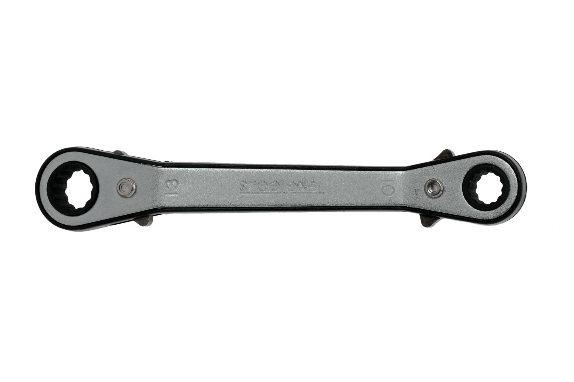 Klucz oczkowy zapadkowy 10x13 mm Teng Tools