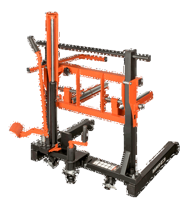 Wózek hydrauliczny do kół udźwig 600 kg zakres średnicy koła 300-1300 mm BAHCO